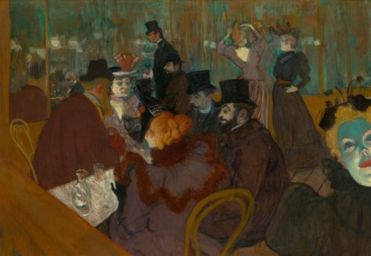 At the Moulin Rouge (1892-95) Henri de Toulouse-Lautrec.