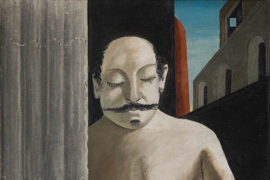 Le cerveau de l'enfant (detail; 1914), Giorgio de Chirico.