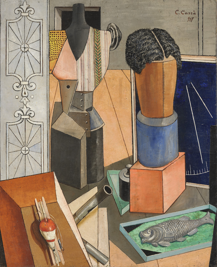 La chambre enchantée (1917), Carlo Carrà. 