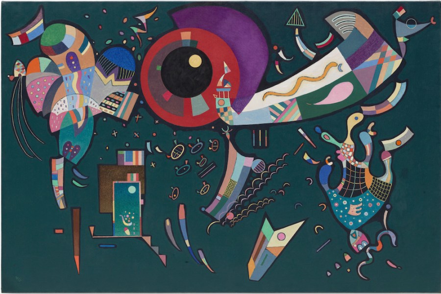 Around the Circle (1940), Vasily Kandinsky.