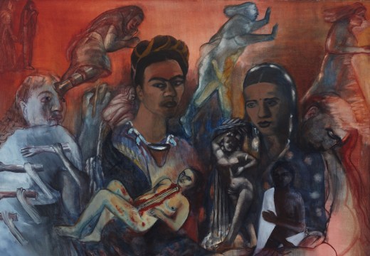 Old Arguments on Indigenism (detail; 1989), Nalini Malani.