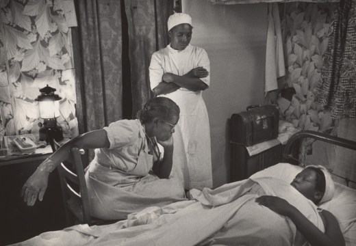 Untitled (from Nurse Midwife) (detail; 1951), W. Eugene Smith