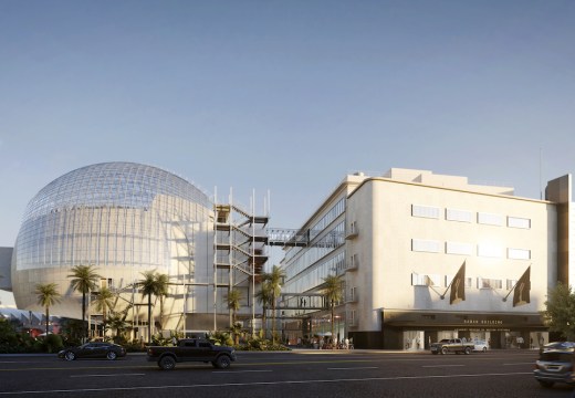 Render of the Academy Museum of Motion Pictures