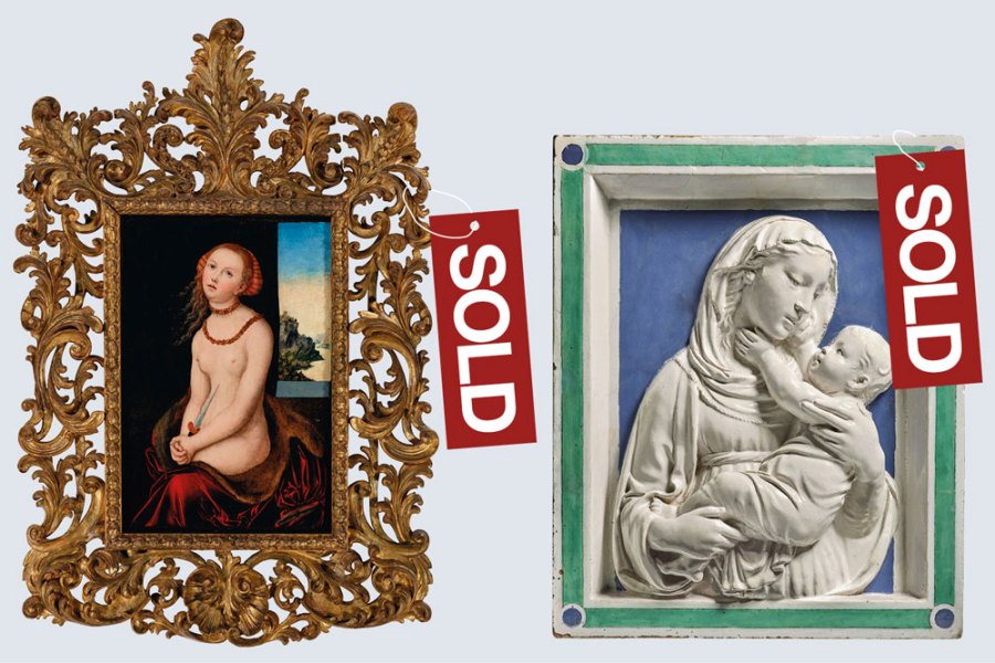 Sale of the centuries: works deaccessioned by the Brooklyn Museum (left) and the Albright-Knox Art Gallery since the relaxation of AAMD guidelines.