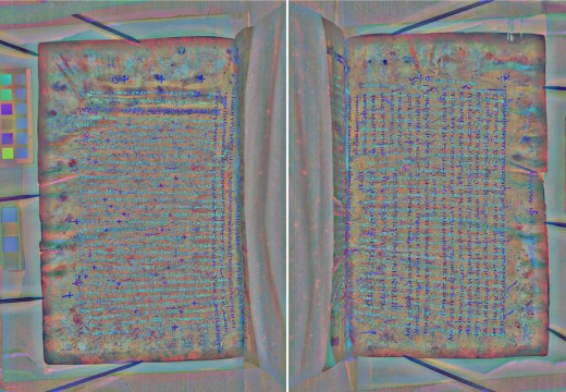 The undertext of the Codex Zacynthius shown through multispectral imagery.