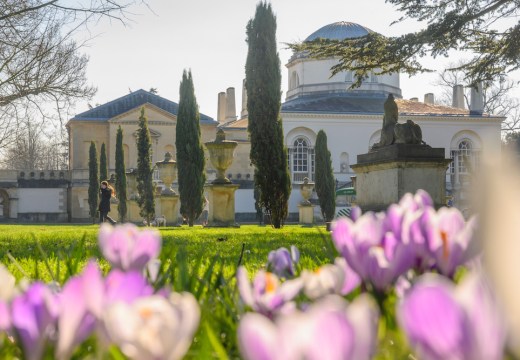 Chiswick House, from the gardens