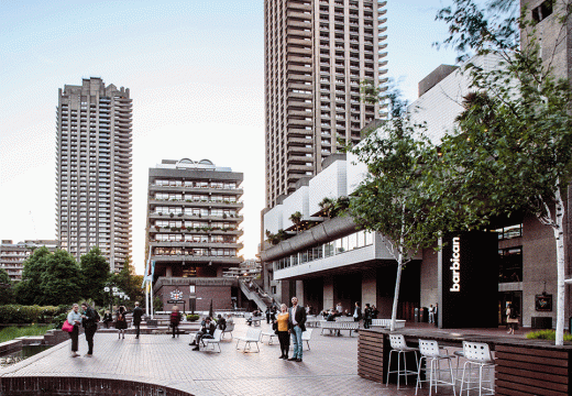 The Barbican Centre in London.