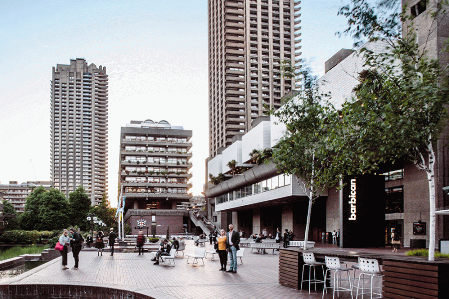 The Barbican Centre in London.