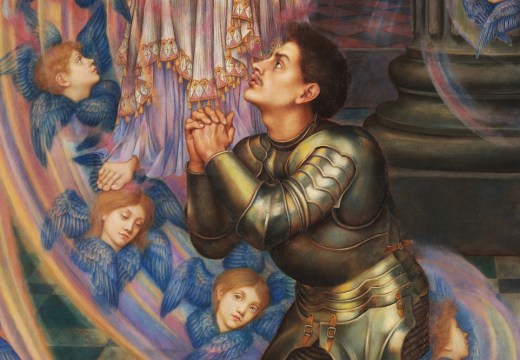 Our Lady of Peace (detail; 1907), Evelyn De Morgan.