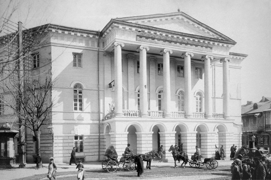 The building now home to the Shalva Amiranashvili Museum of Fine Arts, Tbilisi, shown in a 19th-century photo.