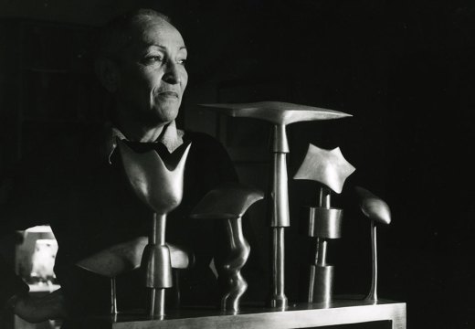 Meret Oppenheim in her studio (1982), Margrit Baumann.