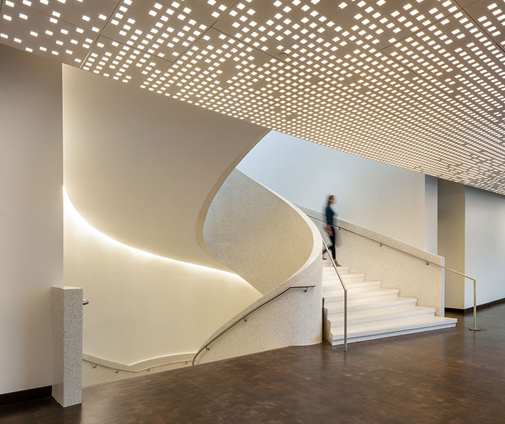 View of the new Grand Staircase.