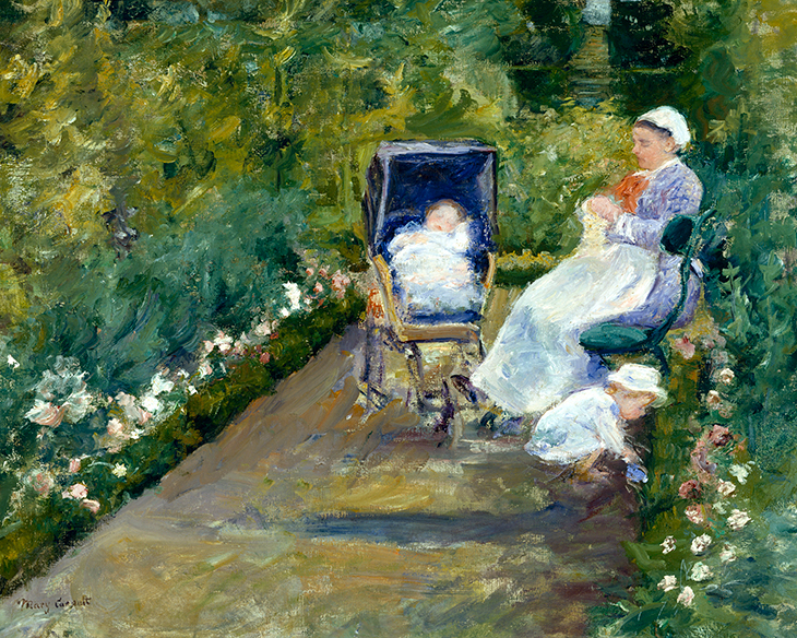 Children in a Garden (The Nurse) (1878), Mary Cassatt. 