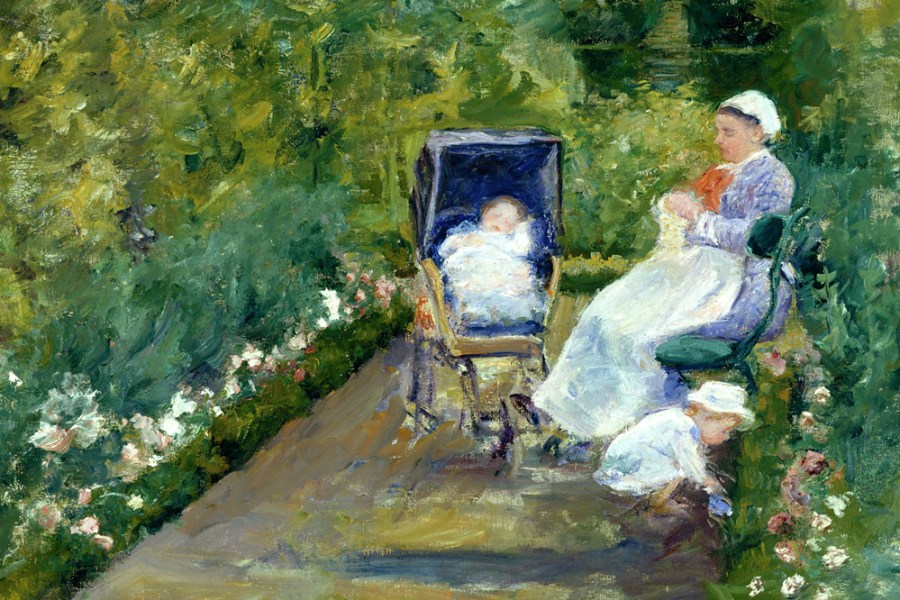 Children in a Garden (The Nurse) (detail; 1878), Mary Cassatt.