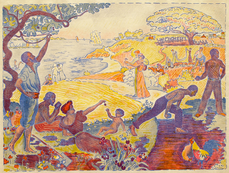 In the Times of Harmony (c. 1896), Paul Signac.