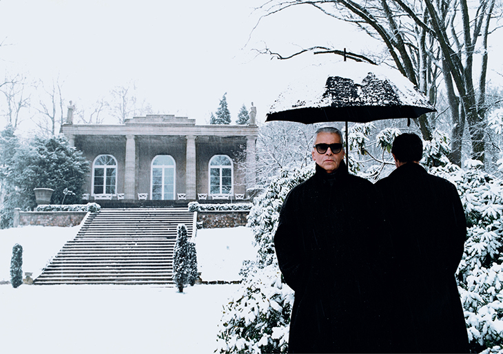 Karl Lagerfeld, Hamburg, May, 1995 (1995), Jean-Marie Périer.