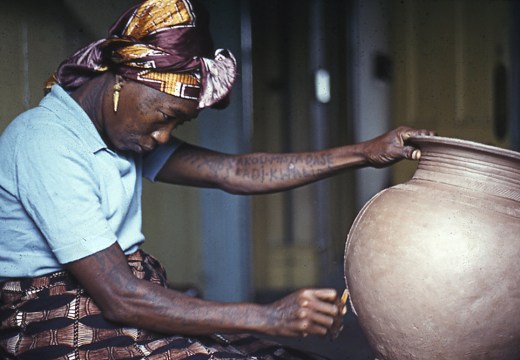 Photograph of Ladi Kwali taken by W.A. Ismay. Image courtesy of York Museums Trust (York Art Gallery)