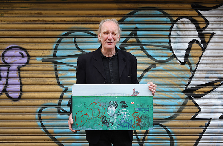 Jock McFadyen, photographed in 2021 by Anne Purkiss