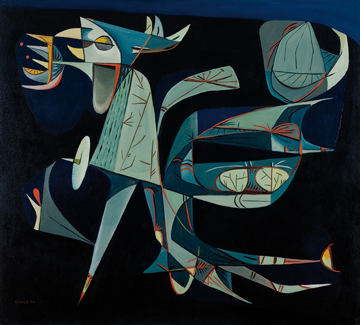 The Pi Bird's Night Flight (1952), Eugenio Granell.