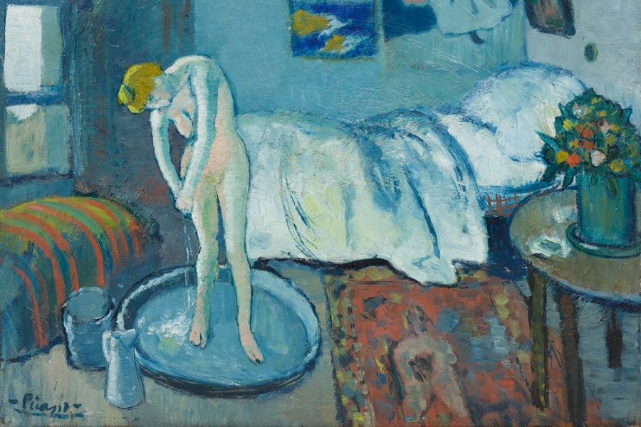 The Blue Room (detail; 1901), Pablo Picasso.