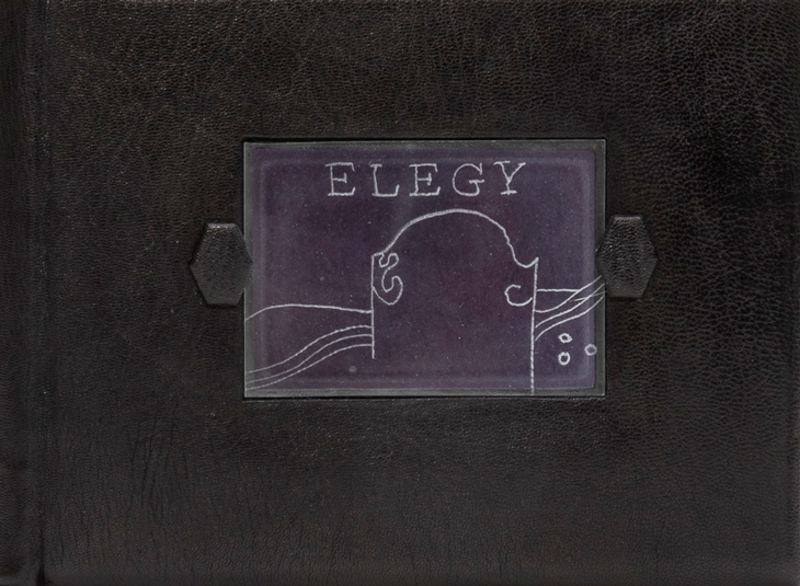 Cover for Lines from Elegy written in a country churchyard; with etchings drawn in Sussex churchyards by Susan Allix (1997)