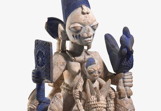 Equestrian shrine figure (ojubo elesin) depicting a priestess of Oya, (1920–40), Moshood Olusomo Bamigboye. Yale University Art Gallery, New Haven