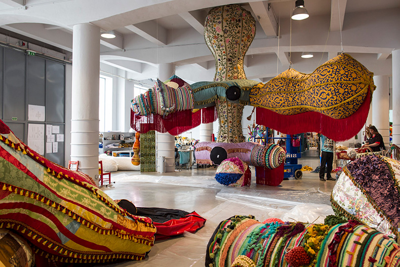 Joana Vasconcelos studio