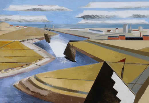 The Rye Marshes, East Sussex (1932), Paul Nash. Hull Museums Collection