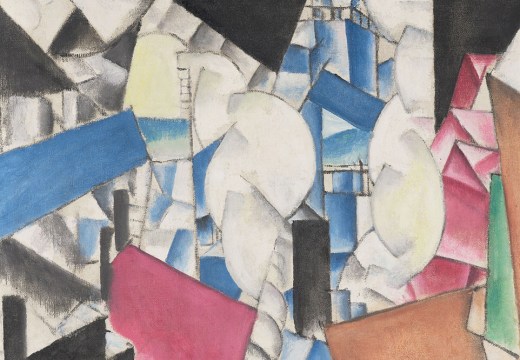 Les fumées sur les toits (1911–12), Fernand Léger. Triton Collection Foundation.