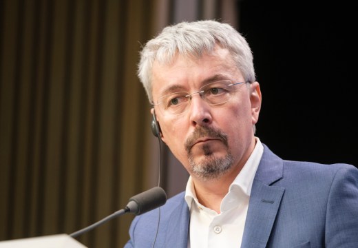 The Ukrainian culture minister Oleksandr Tkachenko. Photo: Thierry Monasse/Getty Images