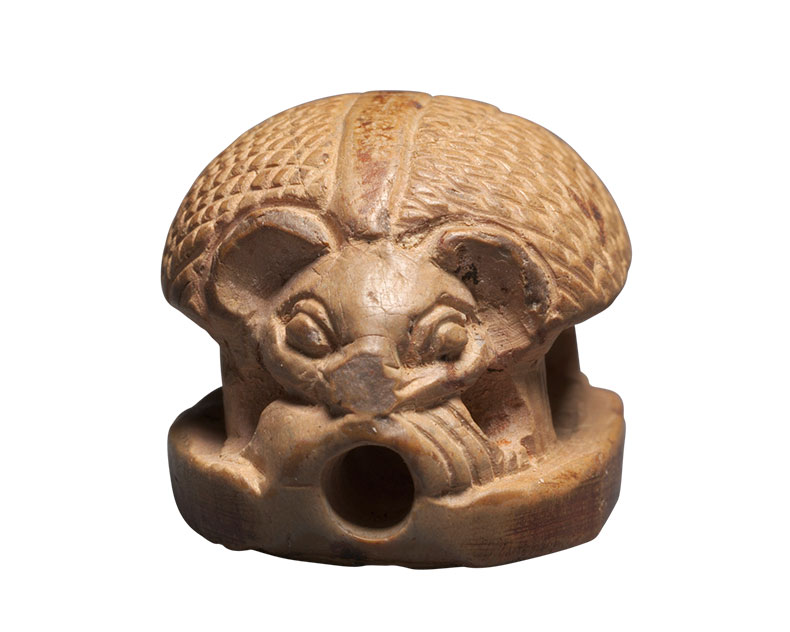 ancient Egyptian sculpture of a hedgehog