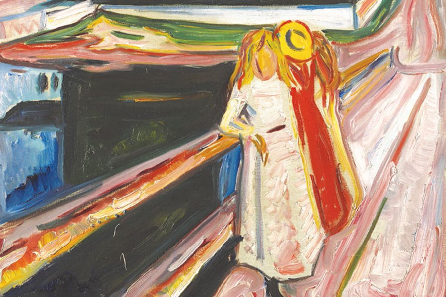 Girls on the Pier (detail; 1904), Edvard Munch. Kimbell Art Museum, Fort Worth; © Artists Rights Society (ARS), New York