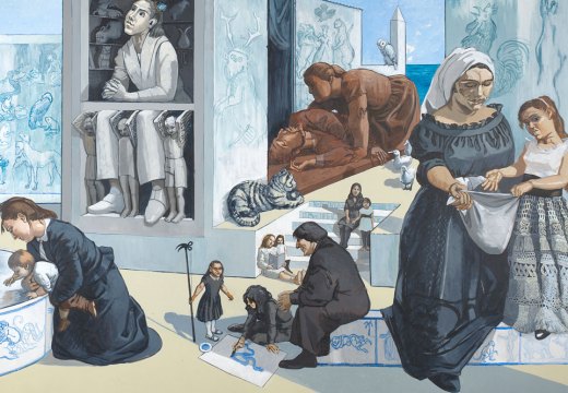 Crivelli's Garden (detail; 1990–1), Paula Rego. National Gallery, London. Photo: The National Gallery, London; © Ostrich Arts Ltd